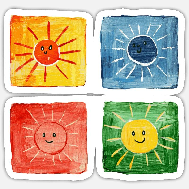 Sticker Größe S (10 x 10 cm) - 
