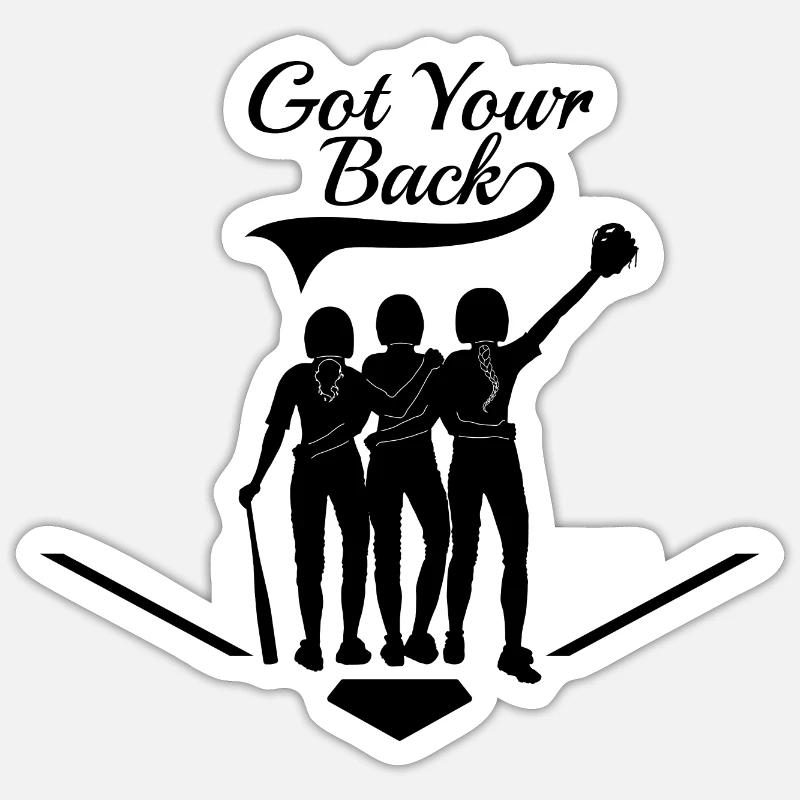 Got Your Back Sticker size S (10 x 10 cm)