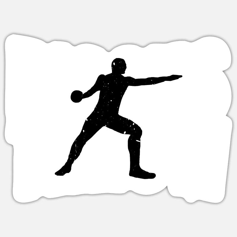 Discus Throw 3 Sticker Größe S (10 x 10 cm)