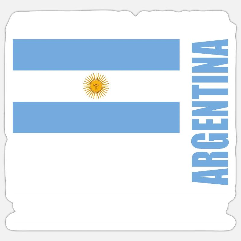 Mendoza - Sticker taille S (10 x 10 cm) - blanc mat
