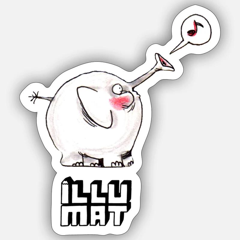 Sticker Größe S (10 x 10 cm) - 