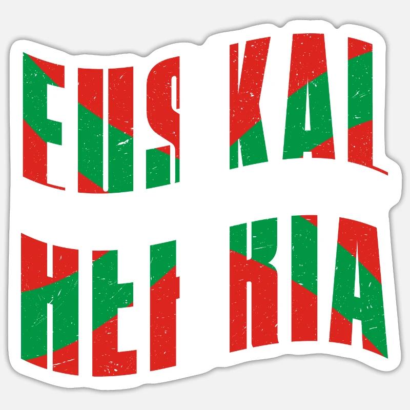 Basken Basco Euskotarak Baskische Sprache Sticker Größe S (10 x 10 cm)