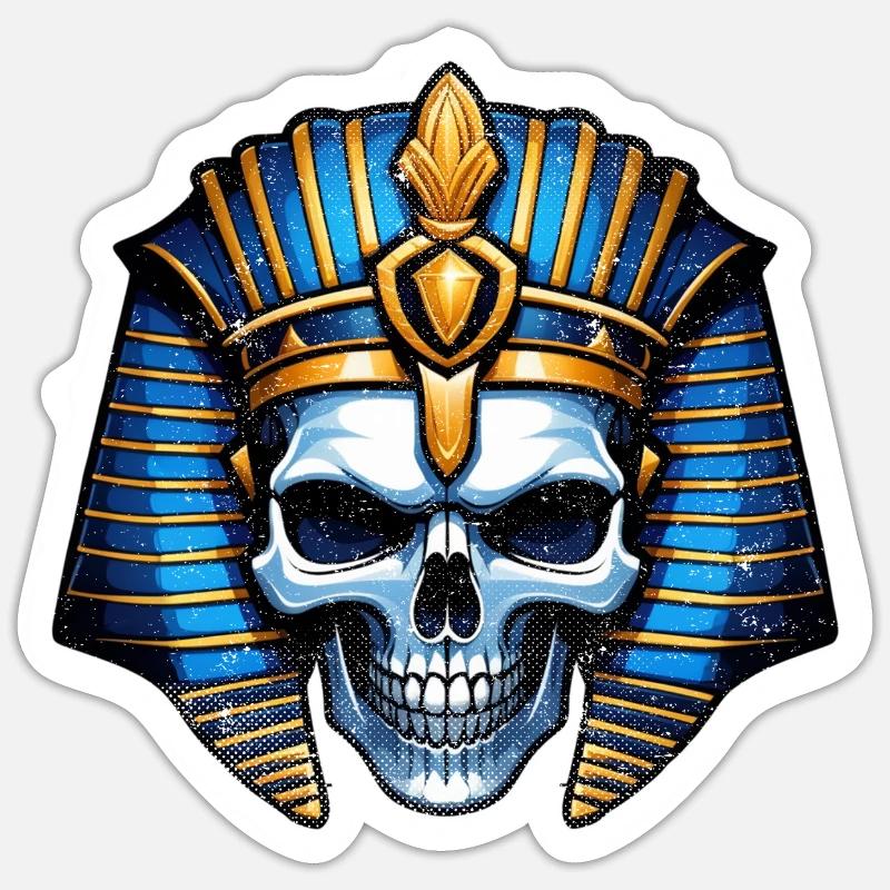 Pharaoh- Mummy - Egypt - Sticker size S (10 x 10 cm) - white matte