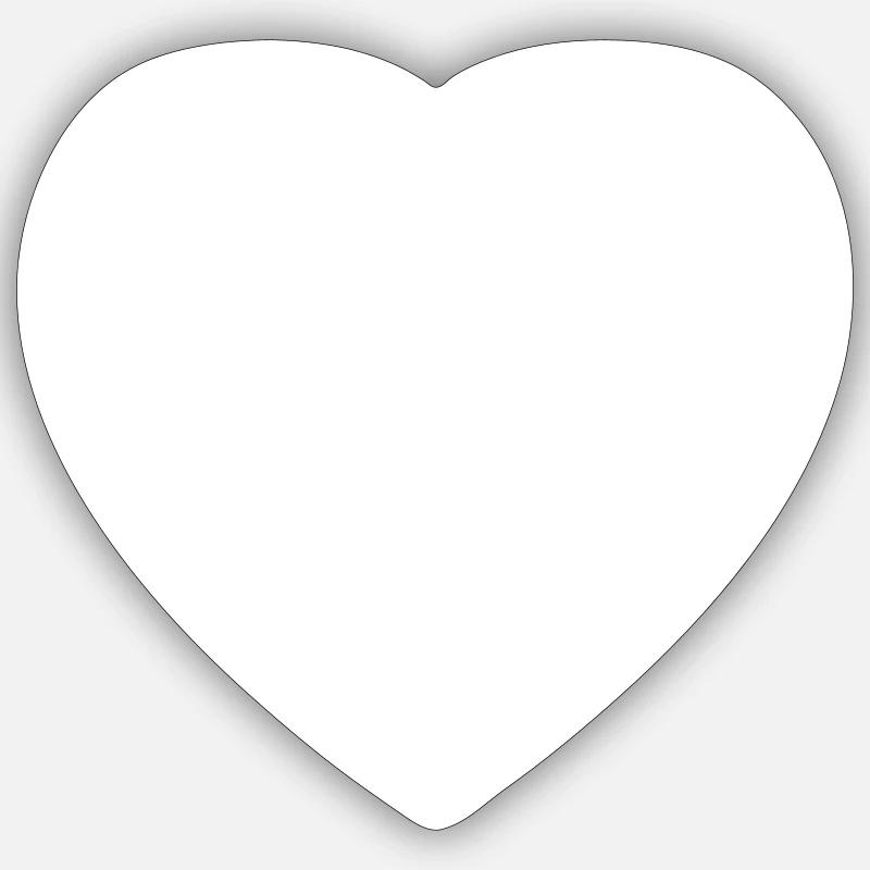 Aimer le moment présent - Sticker taille S (10 x 10 cm) - blanc mat