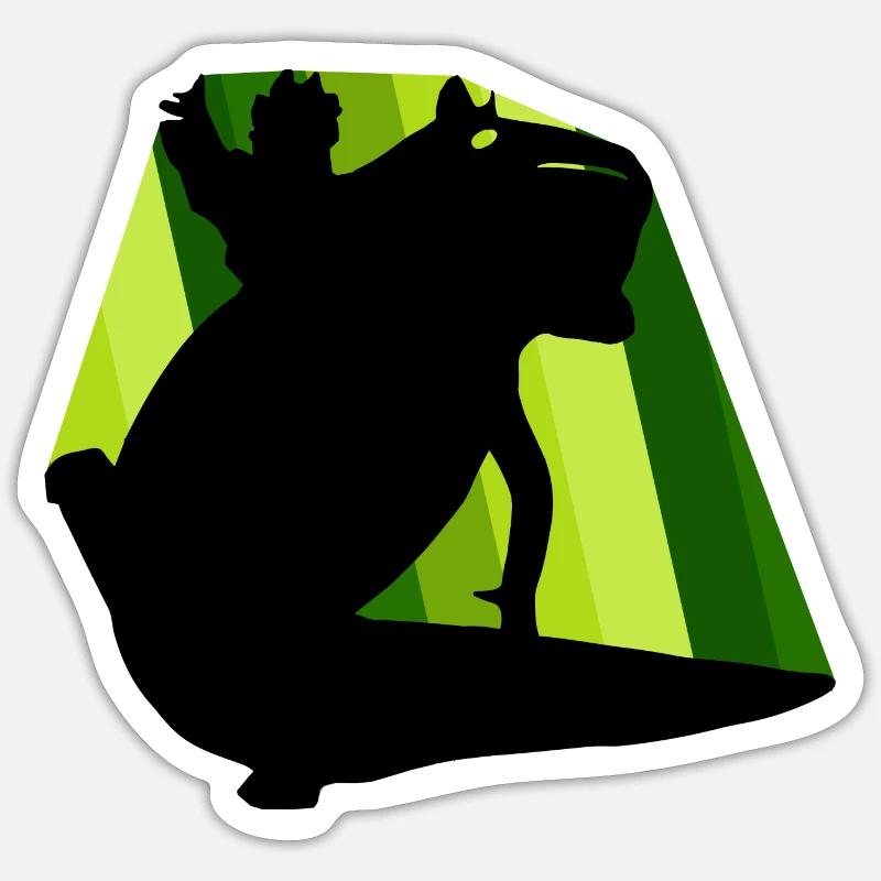 Animaux de compagnie mignons Sticker taille S (10 x 10 cm)