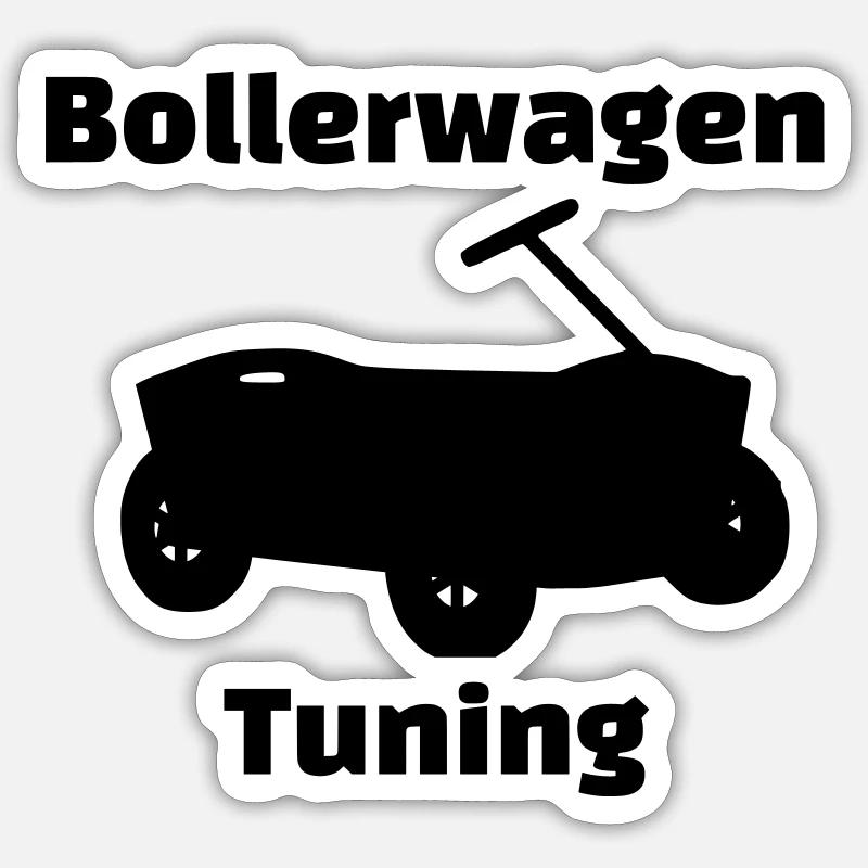 Bollerwagen Tunebar2 Sticker Größe S (10 x 10 cm)