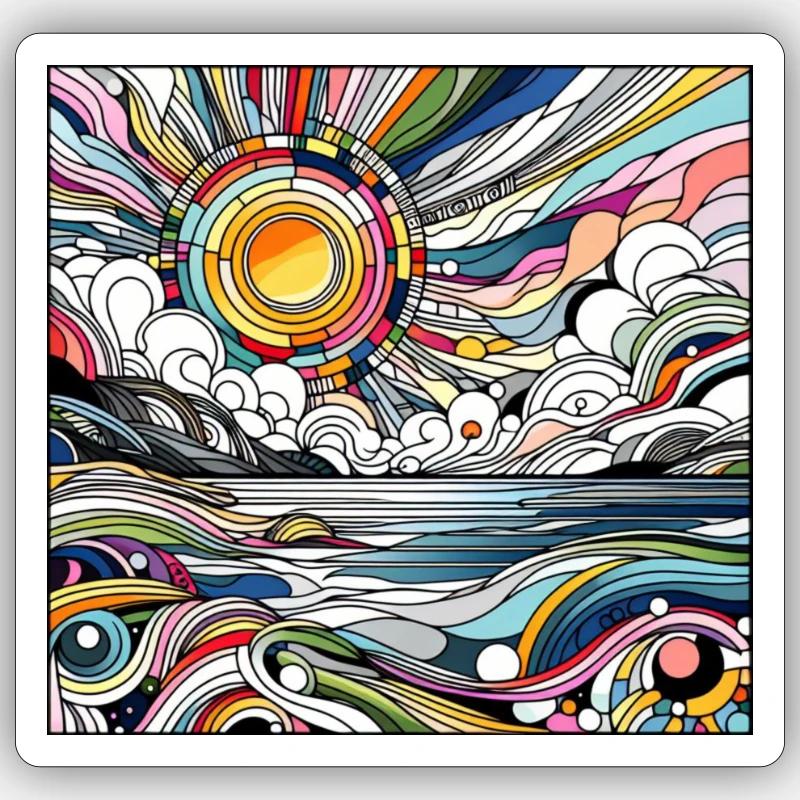 Sticker Größe S (10 x 10 cm) - 