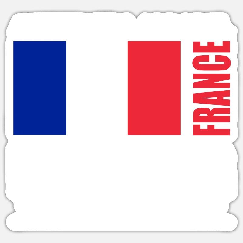 Montpellier - Sticker Größe S (10 x 10 cm) - Mattweiß