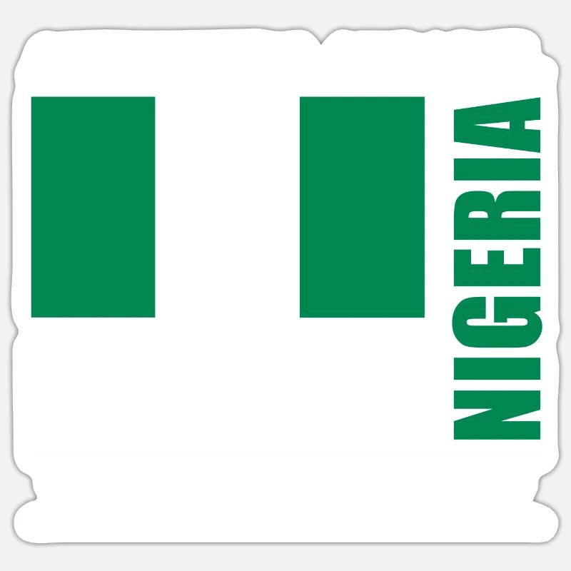 Lagos - Sticker size S (10 x 10 cm) - white matte