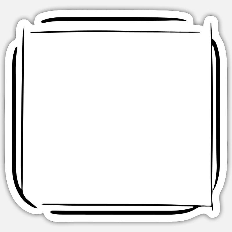 Decorative Frame Picture Frame Photo Frame Template Sticker size S (10 x 10 cm)