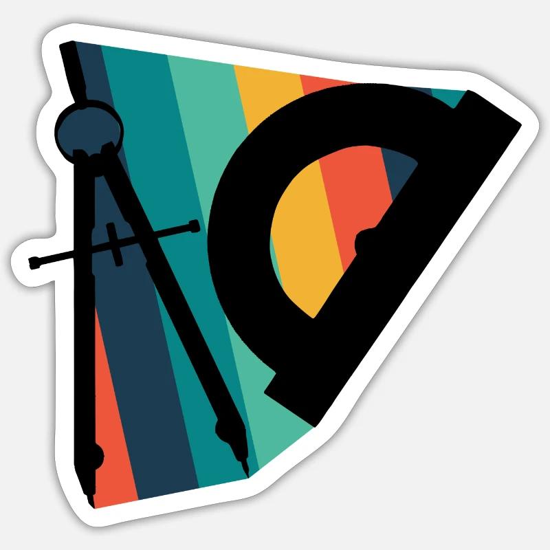 Architecture Architecture Student - Sticker size S (10 x 10 cm) - white matte