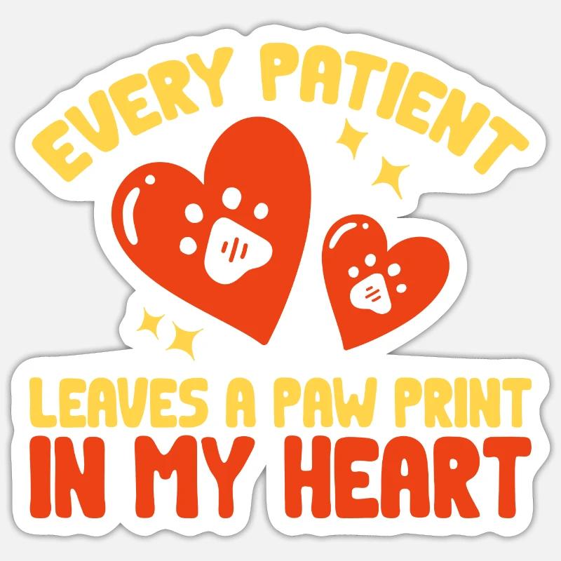 Vet Tech Veterinary Veterinary Technician Sticker size S (10 x 10 cm)