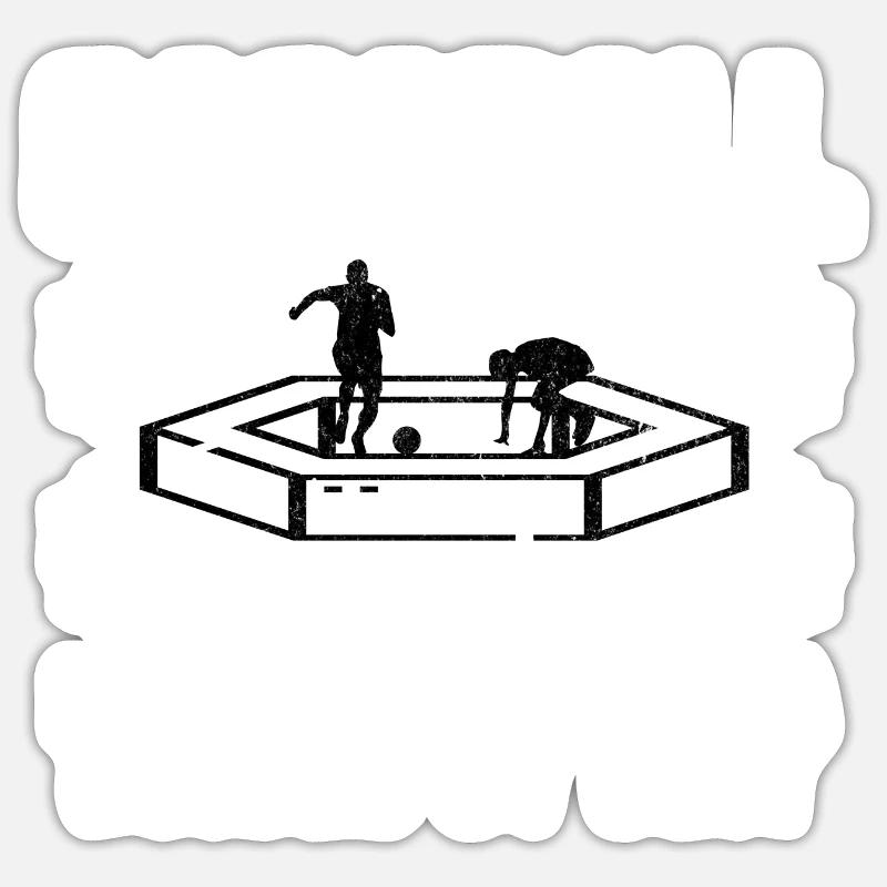 Gagaball - Sticker Größe S (10 x 10 cm) - Mattweiß