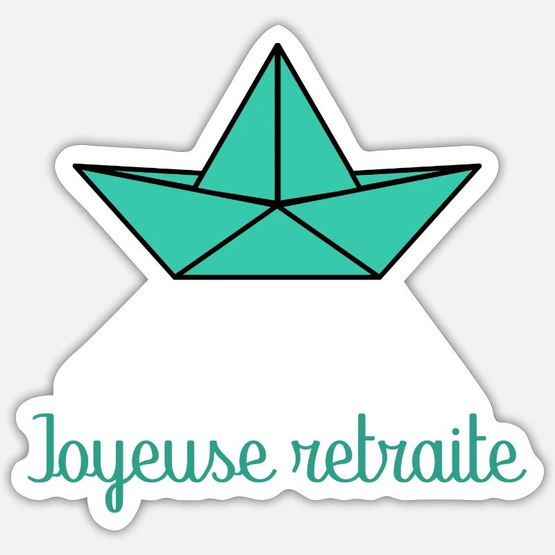 RETRAITE. RETRAITEE Sticker taille S (10 x 10 cm)