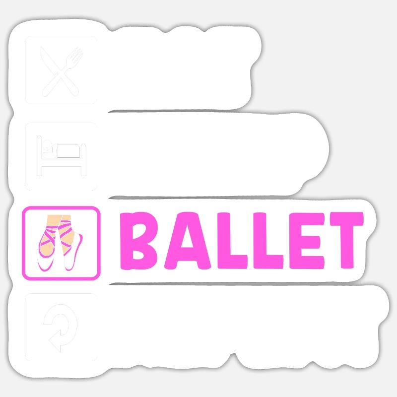 Ballet Ballet Dancer Sticker size S (10 x 10 cm)