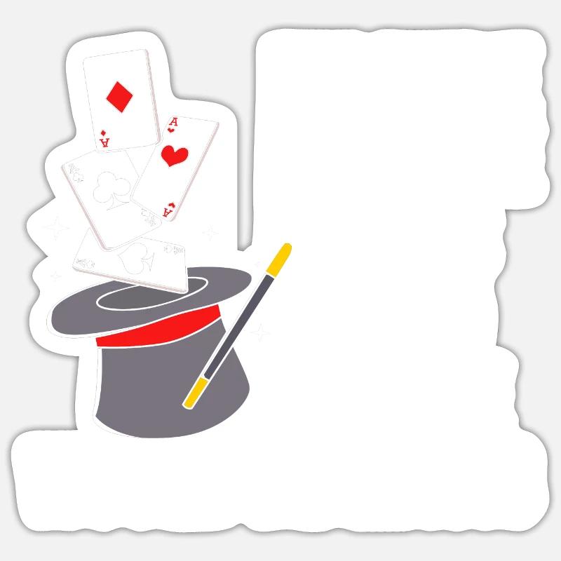 Sorcerer - Sticker size S (10 x 10 cm) - white matte