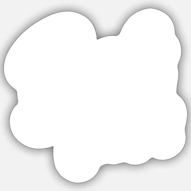 Bali Team - Sticker size S (10 x 10 cm) - white matte