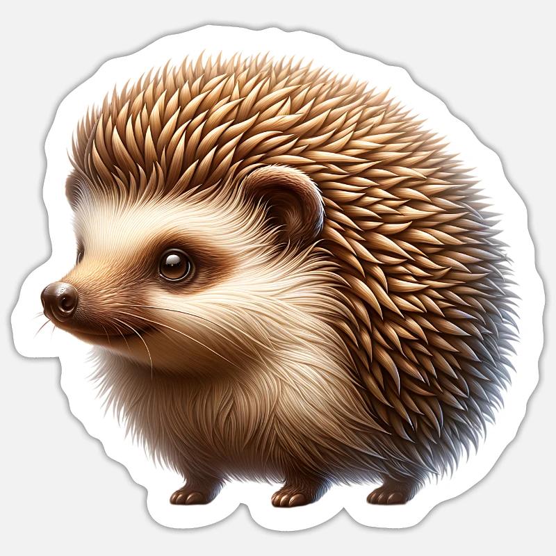 Igel Sticker Größe S (10 x 10 cm)