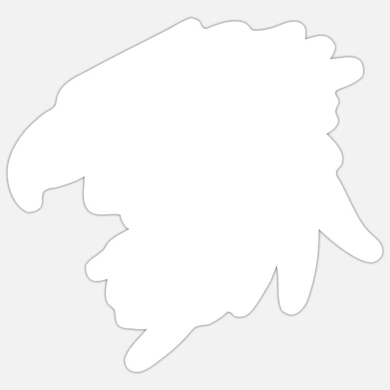Aigle - Sticker taille S (10 x 10 cm) - blanc mat