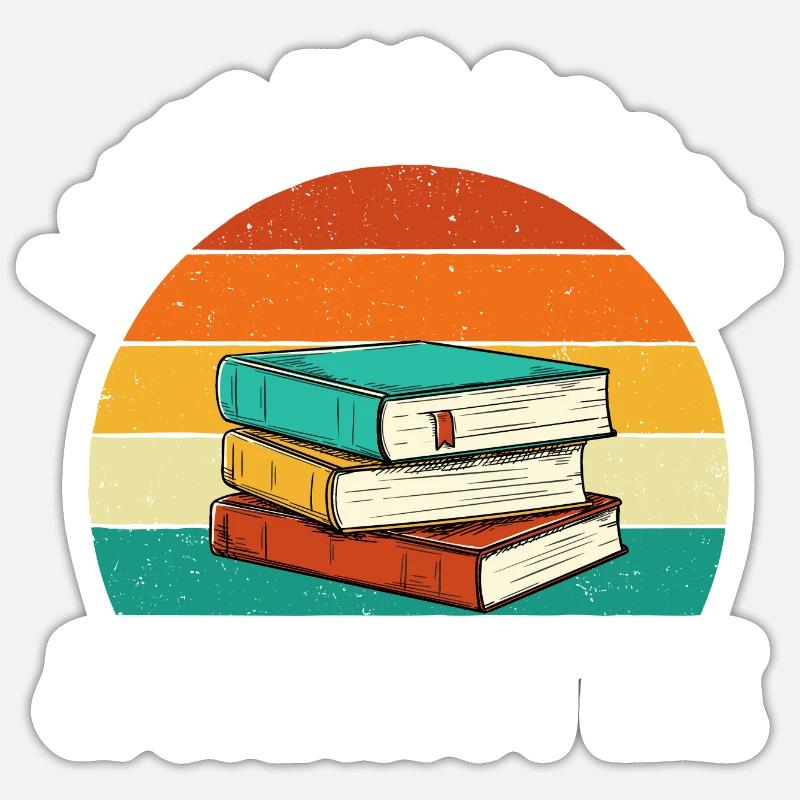 I Like Big Books & Cannot Lie - Fun Reading Reader Sticker size S (10 x 10 cm)