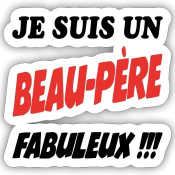FRERE SOEUR BROTHER SISTER - Sticker size S (10 x 10 cm) - white matte - Front