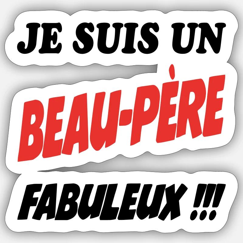 FRERE SOEUR BROTHER SISTER - Sticker taille S (10 x 10 cm) - blanc mat