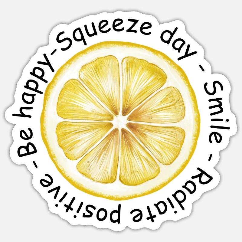 Lemon Sticker size S (10 x 10 cm)