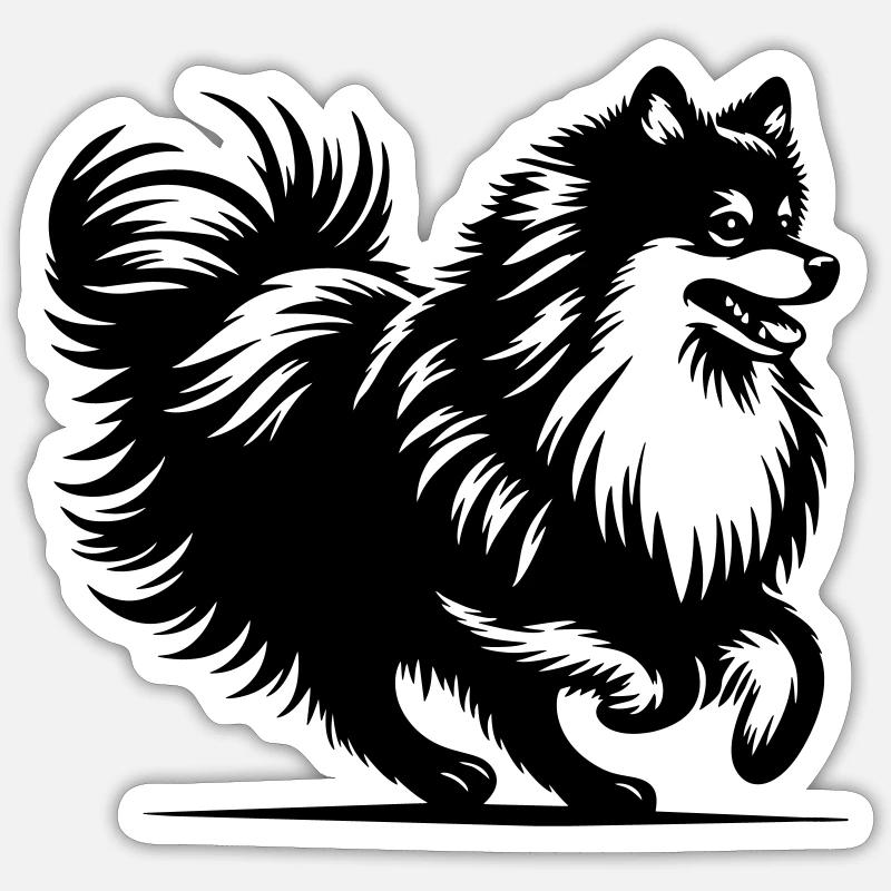 Sharp - Sticker size S (10 x 10 cm) - white matte