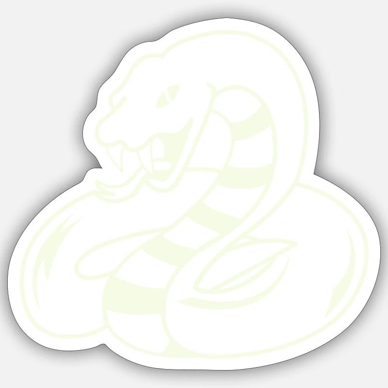 Snake Sticker size S (10 x 10 cm)