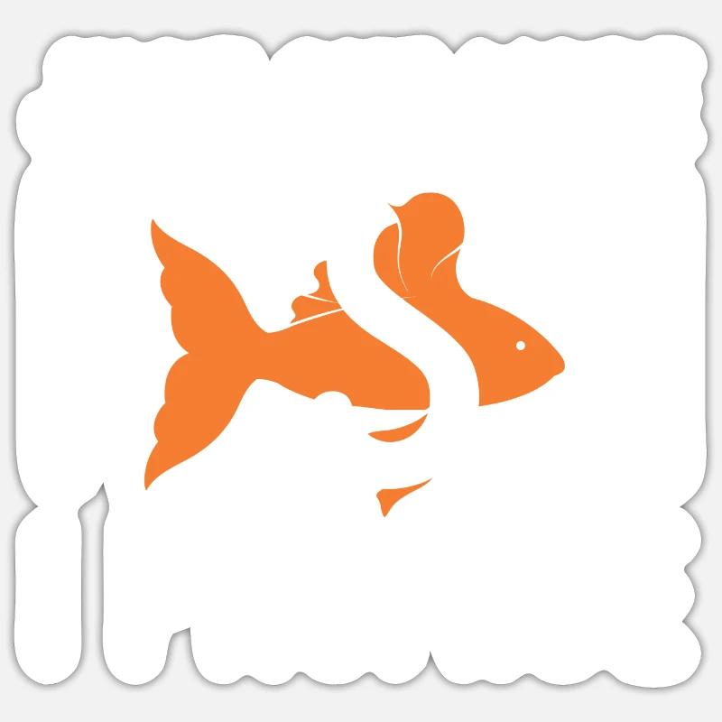 Nur noch ein Fisch, versprochen - Fishkeeper Sticker Größe S (10 x 10 cm)