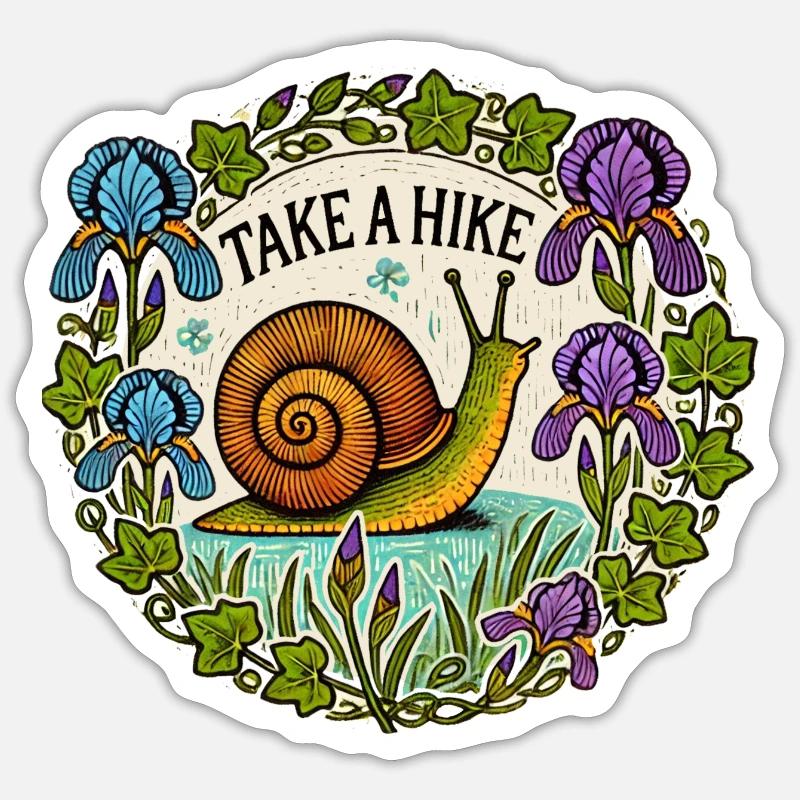 Machen Sie eine Wanderung Sticker Größe S (10 x 10 cm)