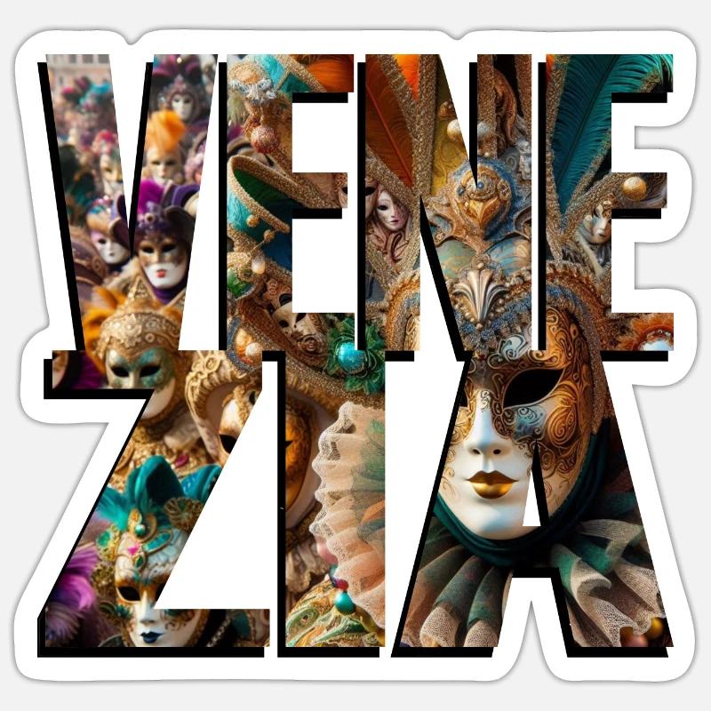 VENEDIG Sticker Größe S (10 x 10 cm)
