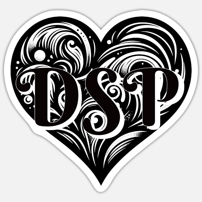 Direct Support Professional - Sticker size S (10 x 10 cm) - white matte