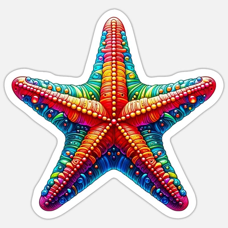 Starfish Sticker size S (10 x 10 cm)