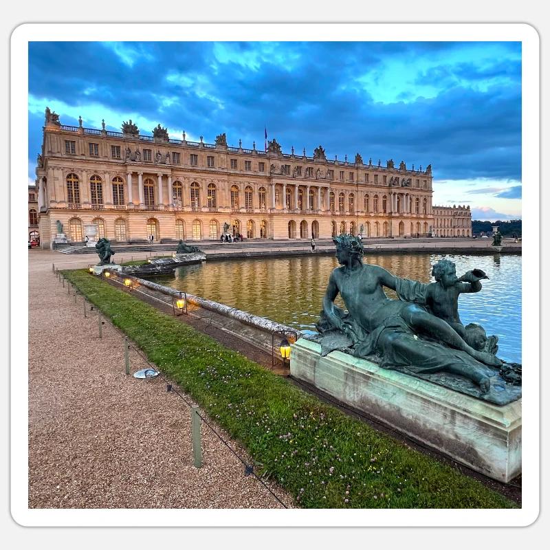 Chateau de Versailles Sticker taille S (10 x 10 cm)