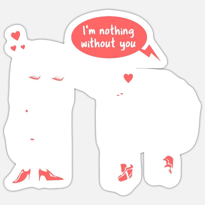 Fotograf Kamera Objektiv Spruch - Sticker Größe S (10 x 10 cm) - Mattweiß