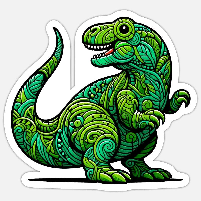 Dinosaur - Sticker size S (10 x 10 cm) - white matte