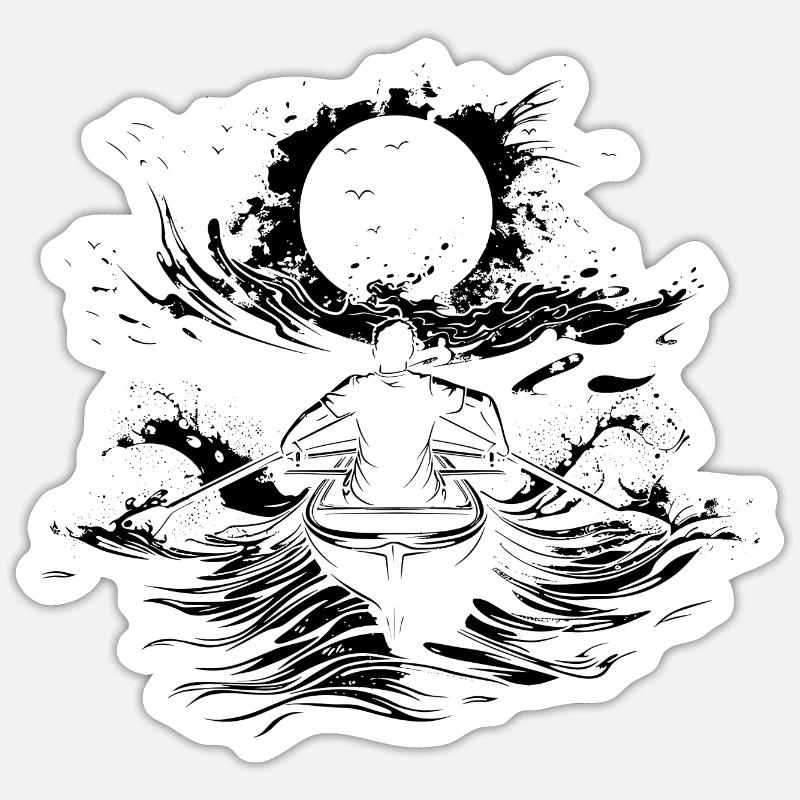 Ramer - Sticker taille S (10 x 10 cm) - blanc mat
