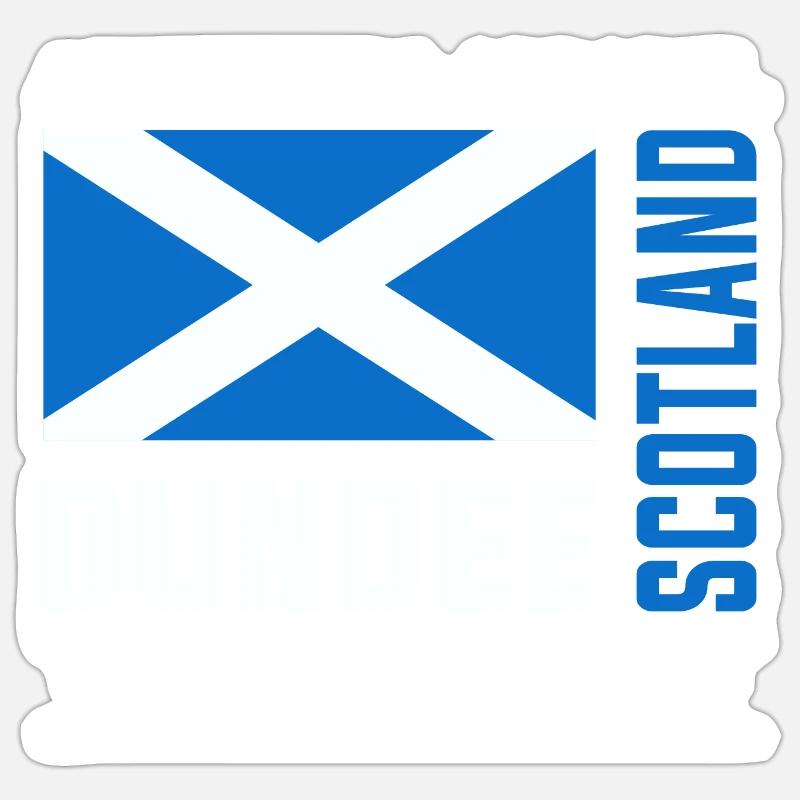 Dundee - Sticker size S (10 x 10 cm) - white matte