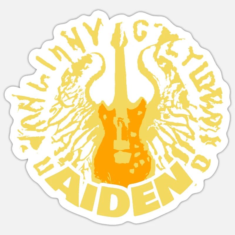 Aiden - Sticker Größe S (10 x 10 cm) - Mattweiß
