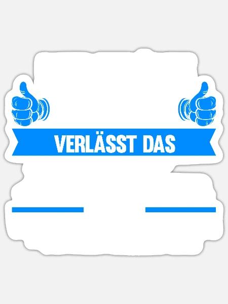 Abschied Kollegin Abschiedsparty Geschenk - Sticker Größe S (10 x 10 cm) - Mattweiß