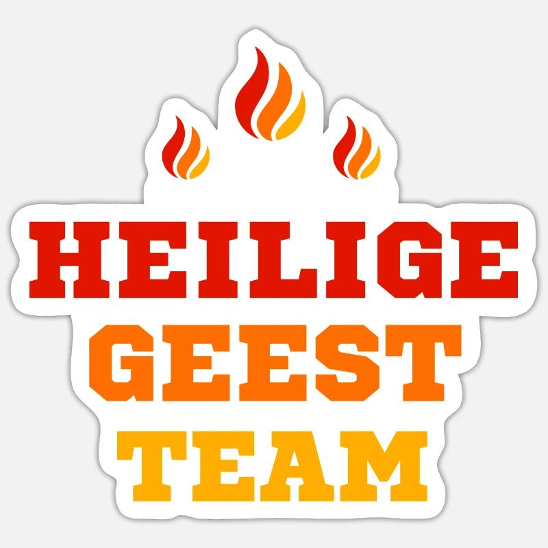 Das Heilig-Geist-Team Sticker Größe S (10 x 10 cm)