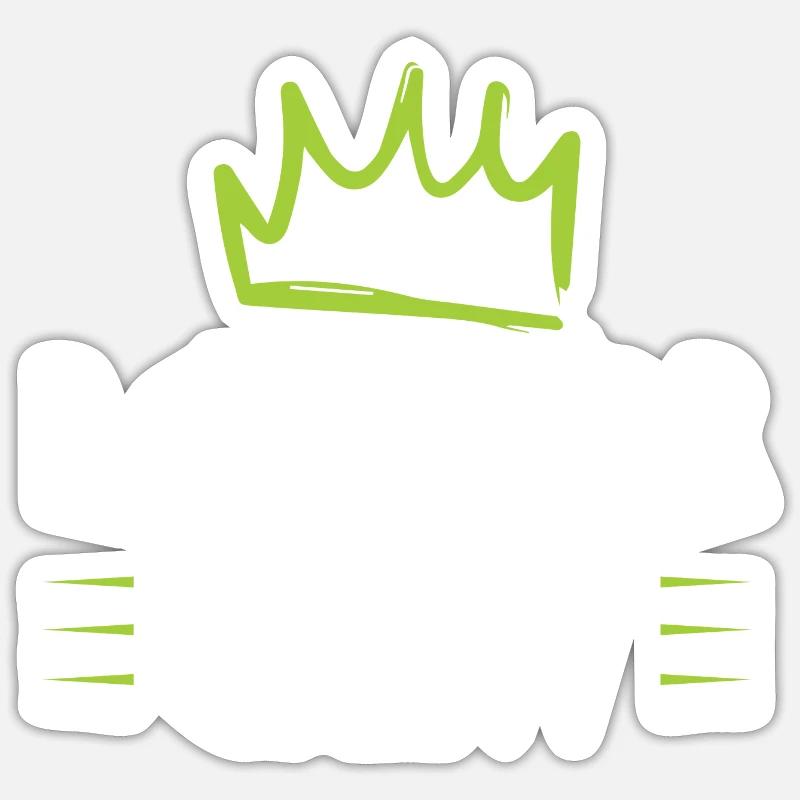 Bachelor Crew - Sticker Größe S (10 x 10 cm) - Mattweiß