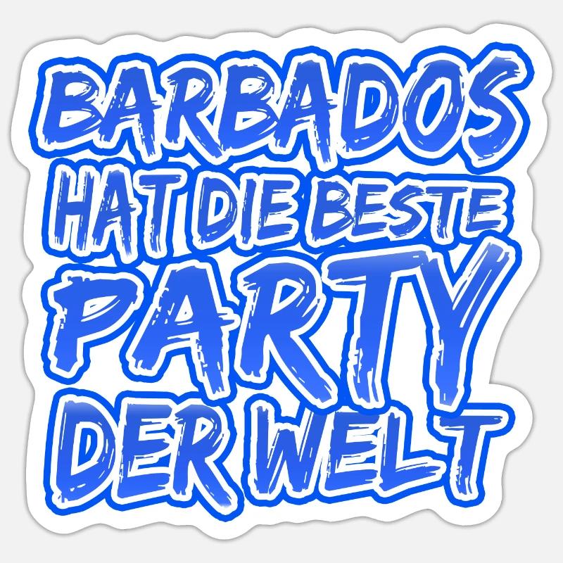 Barbados Barbados Sticker size S (10 x 10 cm)
