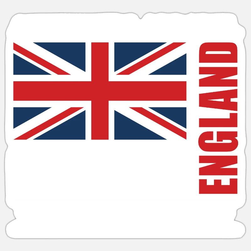 Leicester - Sticker taille S (10 x 10 cm) - blanc mat
