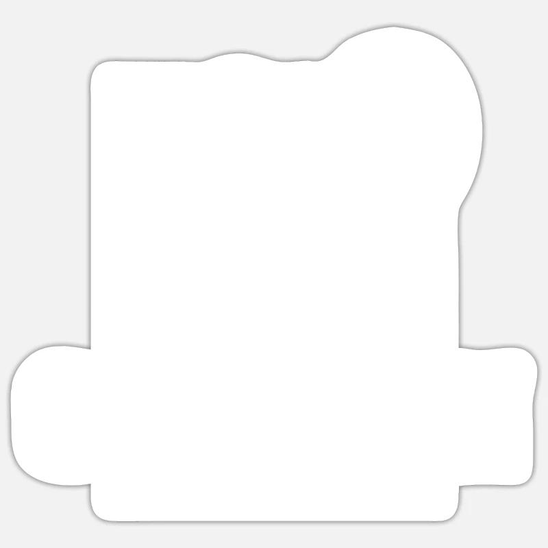Mme Cayden - Sticker taille S (10 x 10 cm) - blanc mat