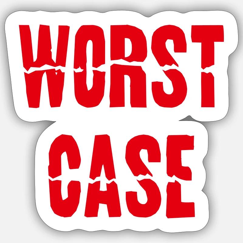 Worst Case Sticker Größe S (10 x 10 cm)