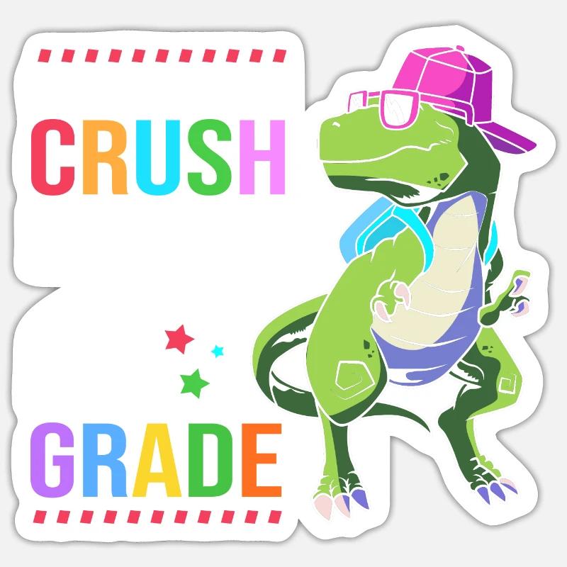 2. Klasse - Sticker Größe S (10 x 10 cm) - Mattweiß
