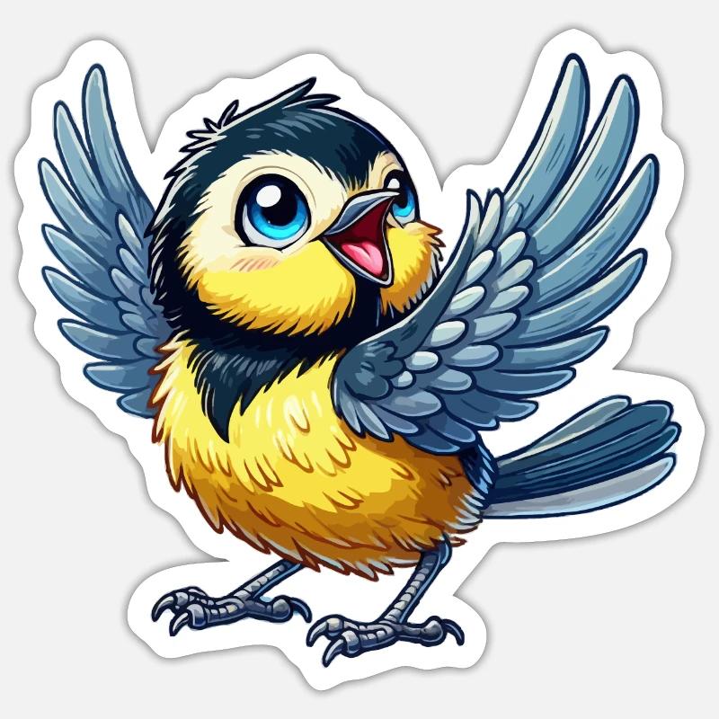 Génial - Sticker taille S (10 x 10 cm) - blanc mat