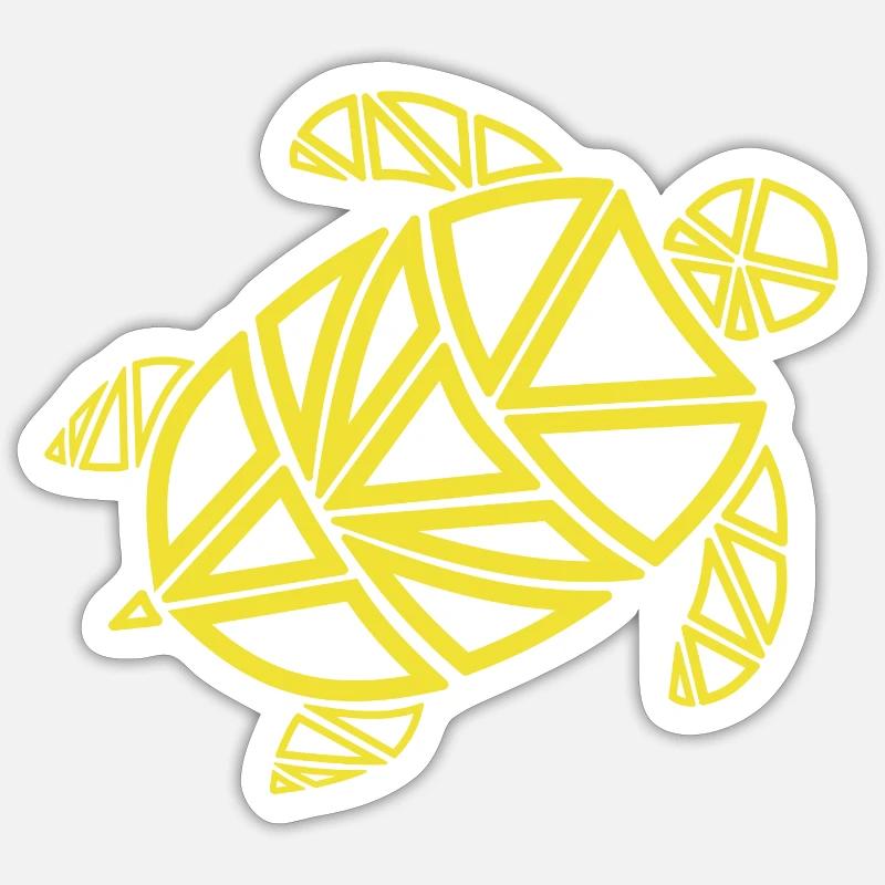 Schildkröte Sticker Größe S (10 x 10 cm)